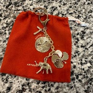 Anthropologie trinkets bag charm